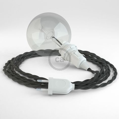 Lampe suspension creative cables tm26 câble effet soie 5 m (1/5)