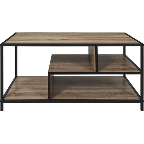 Table basse 2 étagères EDISON (1/4)