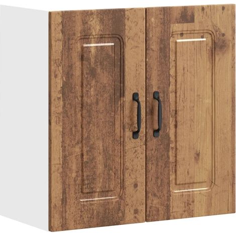 Armario de pared de cocina optimizado 60 x 31 x 60 cm madera de ingeniería acabado envejecido 020049990 (1/5)