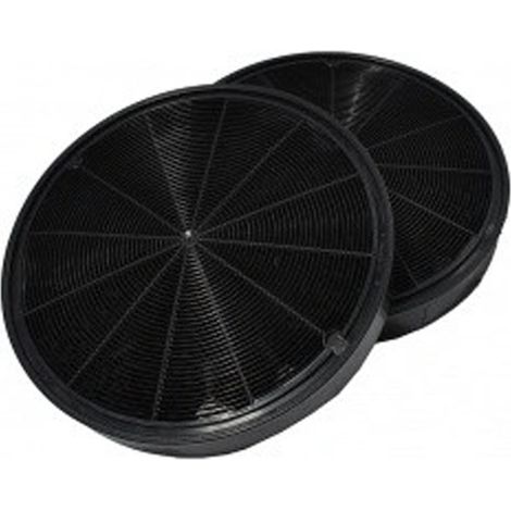 Ersatzteil - Kohlefilter-Set (2 Stück) -  - AEG, BEKO, ARISTON HOTPOINT, ARTHUR MARTIN ELECTROLUX, ZANUSSI, JUNO, VIVA, FRANKE