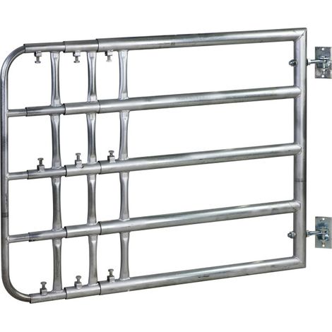 Portail réglable pour barrière de prairie 300 x 90 cm