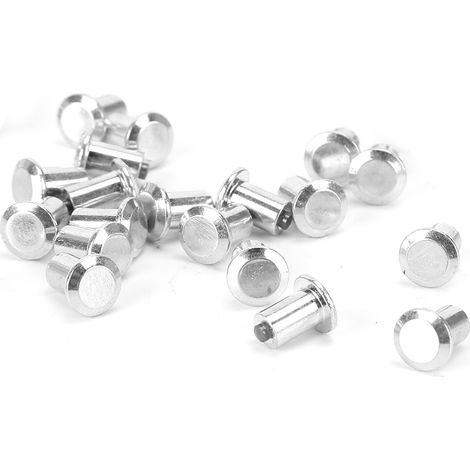 100Pcs Vis de Goujons Pneu 8x10mm 0.31x0.39in Clous Antidérapants pour Auto Moto Quad UTV (1/4)