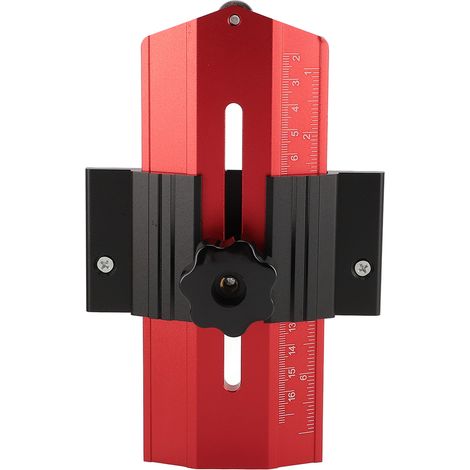 Guide de scie sauteuse à déchirure fine en acier inoxydable, déchirure précise pour routeur à bande rouge