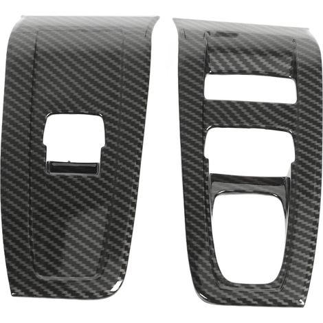 2 pièces de garniture de panneau de commande de lève-vitre, motif carbone, texture raffinée, remplacement pour Subaru BRZ ZN8 ZD8 2022+ (1/5)