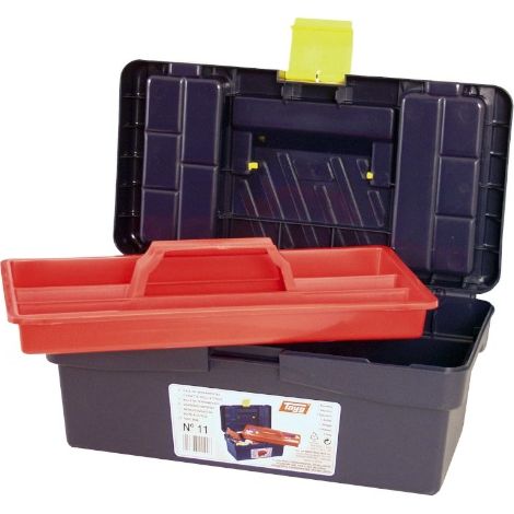 Caja Herramientas Tayg 32 (48cm)  Resistente 120kg con Bandeja