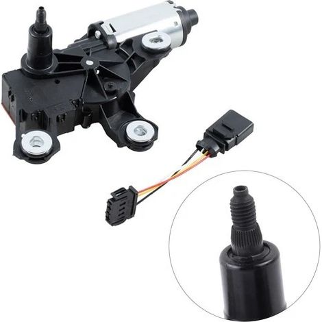 Un motor de limpiaparabrisas trasero de alto rendimiento, compatible con Audi A1 8X, A6 4G, C7 Avant y Q3 8U. Nuevo y duradero, para limpieza, reparación y reemplazo de parabrisas trasero. (1/5)