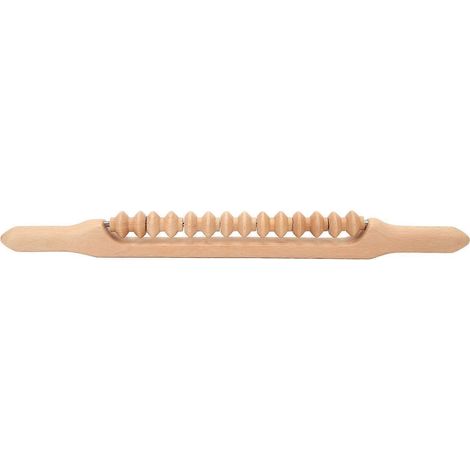 Massagestab aus Buchenholz zur Förderung der Durchblutung und Muskelentspannung. Ergonomisches Lymphdrainage-Werkzeug. YMMR (1/5)