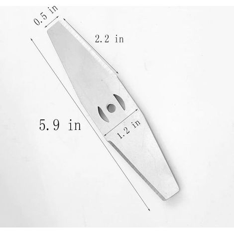 Coupe Bordure Lame De Rechange, 24V Coupe Bordure sans Fil avec Batterie Lame en Métal, Debroussailleuse Electrique Accessoires, pour Coupe Bordure sans Fil Garniture De Jardin,Metal Blade (1/3)