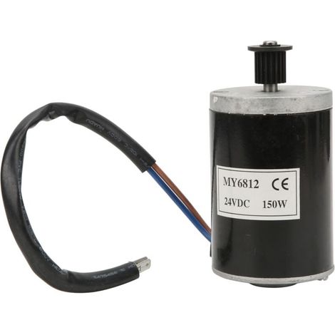Roues de synchronisation de roue de chane de moteur électrique de brosse de MY6812 150W 24V DC (1/4)