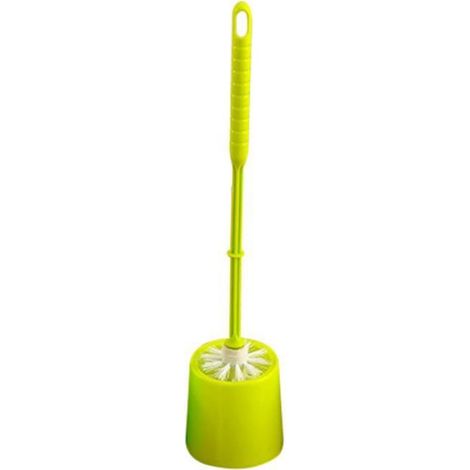 Brosse de Toilette - Porte Brosse WC en Plastique - Vert Foncé (1/3)