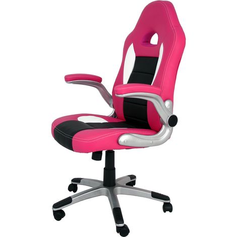 Silla de Oficina Ergonómica Sepúlveda en Giratoria Asiento Acolchado Altura Regulable Rosa LA SILLA ESPAÑOLA (1/6)
