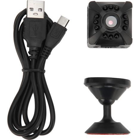 Caméra de Sécurité WiFi Mini 1080P avec Détection de Mouvement et Vision Nocturne, Contrôle par Application pour Maison et Bureau (1/5)