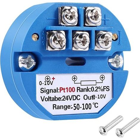 Testeur de température DC24 V - Minus 50  100 ° - Sortie 0-10 V (1/5)