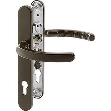 HOPPE® Drückergarnitur mit Schmalschild Luxembourg 1500/3357N, Aluminium, 6990790