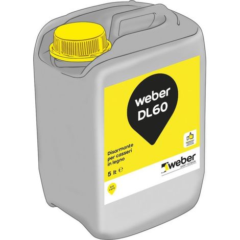 Weber dl60 disarmante liquido  tanica lt 5