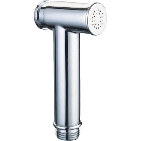 Doccetta tonda shut-off con pulsante on/off ottone cromato  Tecom
