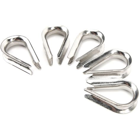 Anneaux de serrage en acier inoxydable 10MM pour câbles marins, colliers et manchons de protection (1/5)