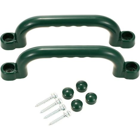Rebo Garden Climbing Frame Accessories, Play Houses & Dens – 2 x Grab Handles, Set Plastic Handgrips