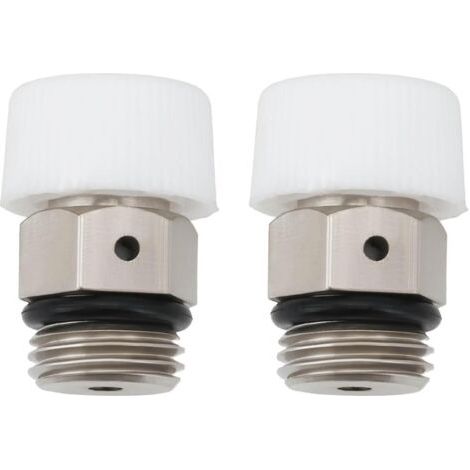 Lot de 2 vannes de purge automatiques en cuivre de 1/8 po pour purge automatique du radiateur et de l'aération