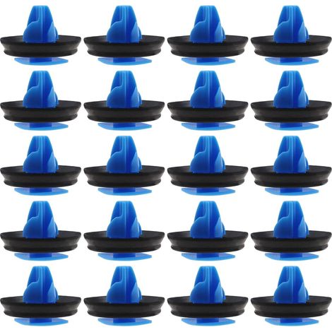Sollbry 20 clips para faldones laterales, clip de moldura de puerta, remache de retención de arco de rueda trasera 735537083, compatible con furgoneta Panda Cross 500X (1/5)