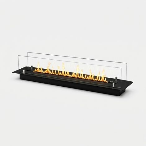 Divina Fire DF900VBLACK Bruciatore a Incasso Bioetanolo 90 cm (1/3)