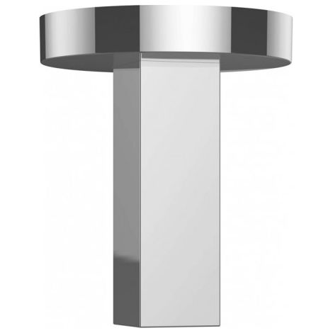 Bras de douche KE pour plafond Édition 90 59089, avec rosace ronde, chromé, 100 mm