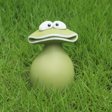 Gartenfroschstatue, Froschstatue mit großem Maul, Froschdekoration für den Außenbereich, handgefertigte, wasserfeste Gartenfroschstatue, geeignet für Garten, Balkon, Rasendekoration - Geschenk für Tie