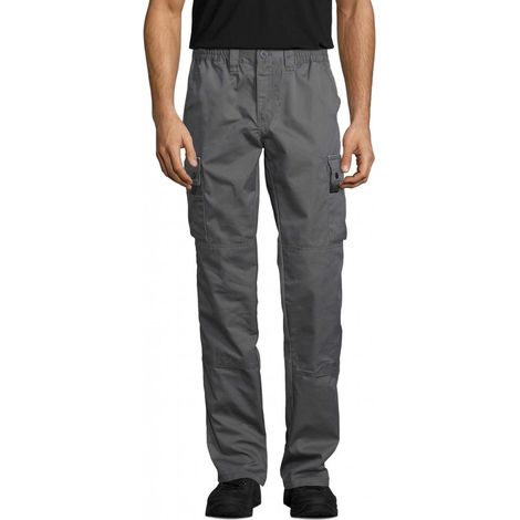Sol's - Pantalon workwear homme ACTIVE PRO 52 - Gris Foncé (1/4)