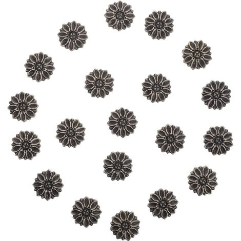 Gadpiparty Lot de 20 plaques protection métalliques et en alliage zinc (1/5)