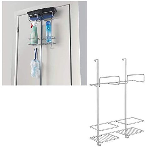 Porta accessori pulizia dietroporta 30x12x46 polytherm bagno - metaltex (1/4)