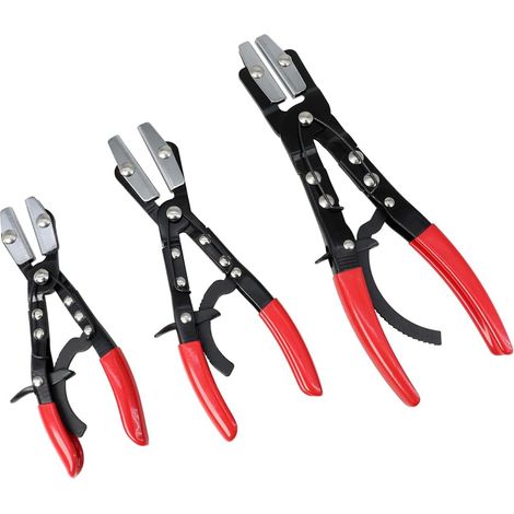 Applicable Lot de 3 pinces de serrage pour tuyaux automobiles, conduites de radiateur, conduites de carburant, chauffage et liquide de refroidissement 20,3 cm, 25,4 cm, 30,5 cm (1/5)