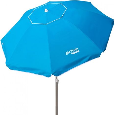 Aktive Beach Umbrella 220cm Bleu Protection UV50