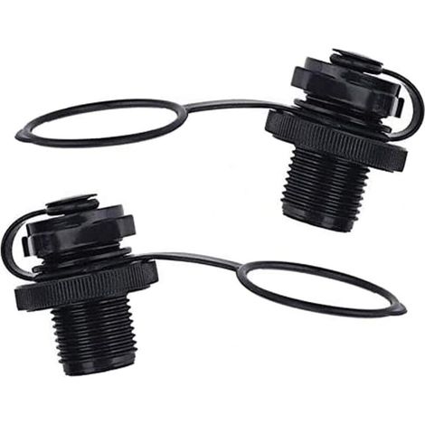 Lot de 2 bouchons adaptateurs pour valves de kayak gonflables Xrten