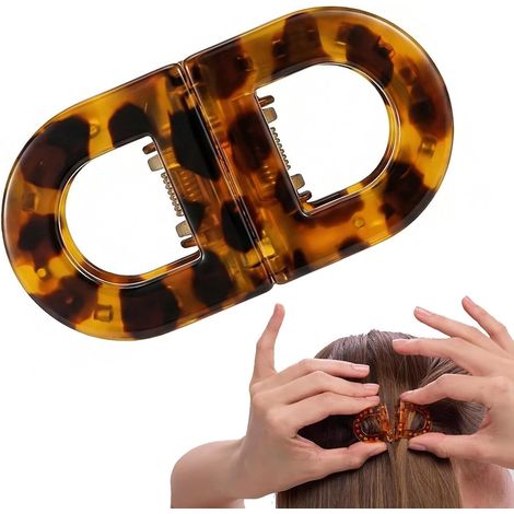 Pinza Magnética Para El Cabello, Pinzas Magnéticas Para El Cabello, Accesorios Para Peinar El Cabello, Diseño 2 En 1 Fuerte, Antideslizante, Sin Costuras Para Peinados Diarios Fáciles, Adecuado Para T (1/5)