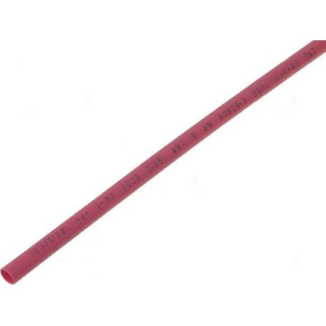 Schrumpfschlauch 19,1mm ROT 1m