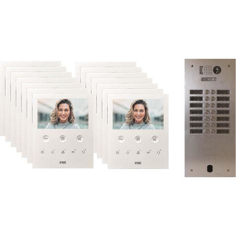 Kit visiophone 2 rangées avec 14 écrans URMET Collectif