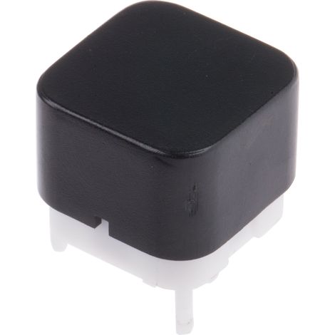 Interrupteur tactile RS PRO, Unipolaire à deux directions (1RT), 12.4 x 12.4 x 13.6mm avec Couvercle ( Prix pour 1 ) (1/2)