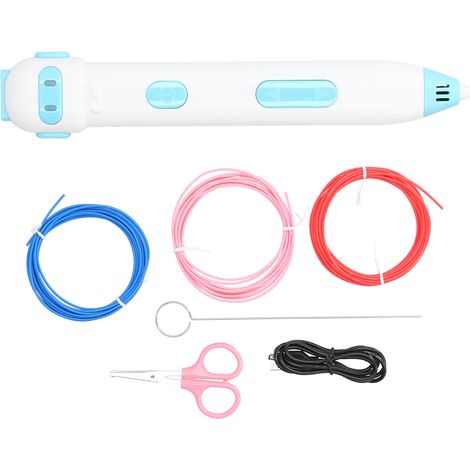 Stylo d'Impression 3D Intelligent Sécurisé Basse Température pour Enfants Cadeau Créatif USB Rechargeable Bleu (1/5)