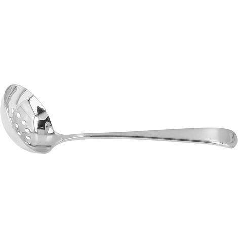 Louche à long manche en acier inoxydable 304, cuillère à soupe épaisse pour marmite, ustensile de cuisine argenté (1/5)