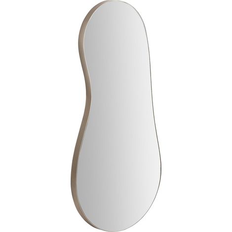 Miroir doré moderne finition marbrée design élégant en fer - Doré finition marbrée (1/4)