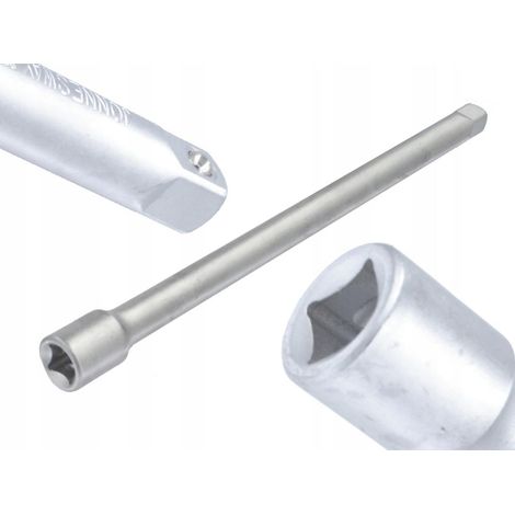 Prolunga per chiave a bussola Jonnesway 1/4" 100mm S24H2100, in acciaio al cromo vanadio, alta resistenza e finitura opaca.