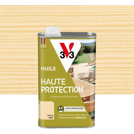 V33 Olio per legno per esterni opaco naturale ad alta protezione 1 L V33