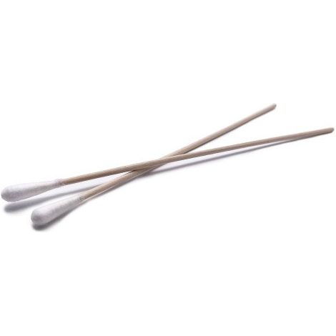 Batonnet bois embout coton - sachet de 100 (1/3)