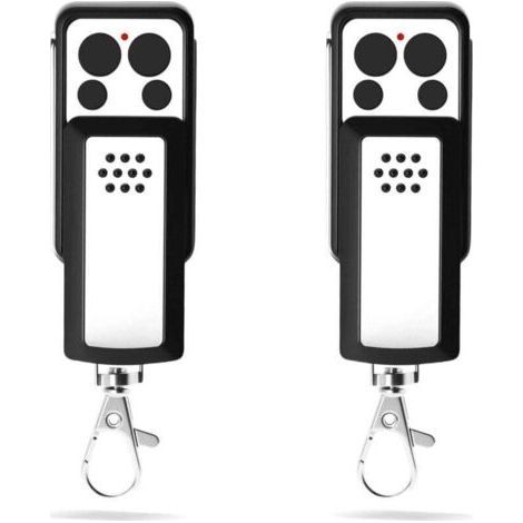 Telecommande Universelle PortailLot de 2 Télécommandes de Portail 433,92 MHz – Compatible avec 114253, OLD 104250, RED 104257, 104251, 104350 – 4 Canaux, Code Tournant, Design à Glissière – Piles Incl (1/4)