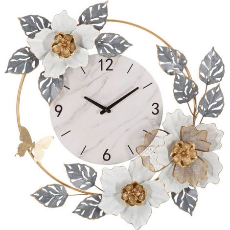 Orologio da Muro Fiori 64x64 cm - FLOWERS (1/5)