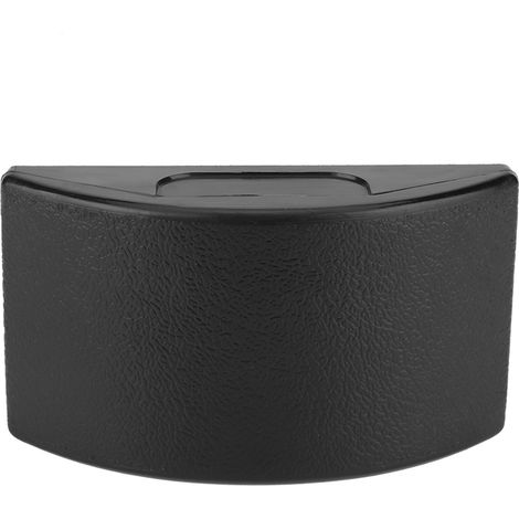 Bloc de ponçage manuel 70x125 mm ABS noir, grille intégrée pour fixation stable, poignée ergonomique pour bricolage précis et confortable (1/5)