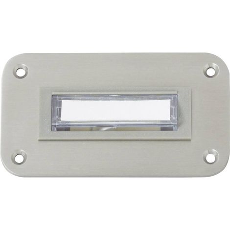 Heidemann Placa de timbre moderna acero inoxidable LED