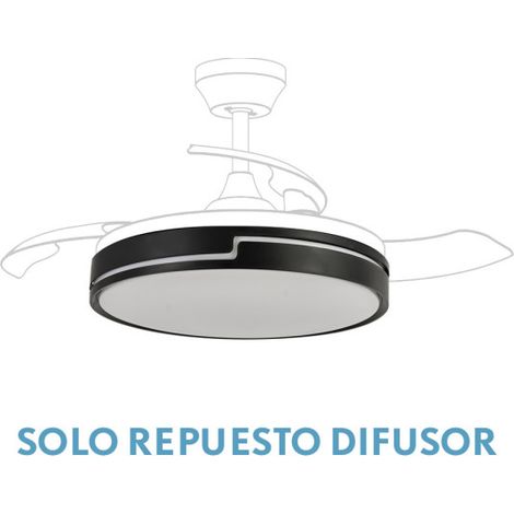 Ventilator-Diffusor olimpia groß 107d schwarz
