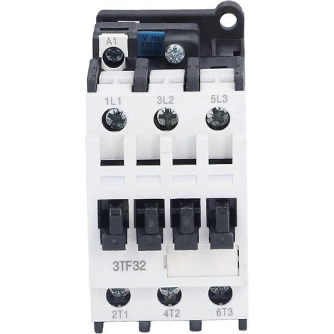 Contacteur CA pour circuits domestiques, montage sur rail DIN, 220 V, 50 Hz, 16 A, 3TF32 (1/4)