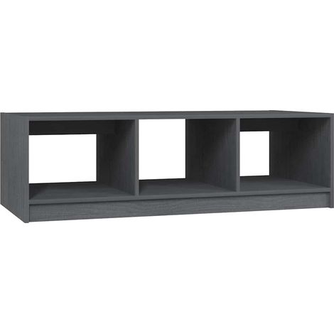 Maison Exclusive - Mesa de centro de madera maciza de pino gris 1 (1/5)